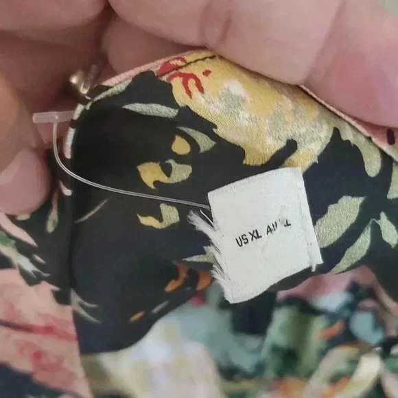 Floral Black Jumpsuit - Picture 7 of 10